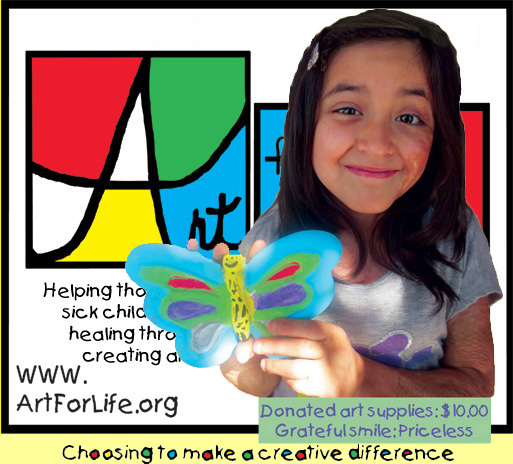 Every day amazing kids in our programs create art that inspires healing in themselves and those around them.  