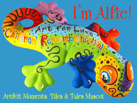 Alfie means wise and magical councelor! He represents our Children's Remembrance Wall at George Mark Children's House.